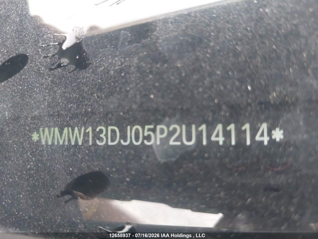 12658937 :رقم المزاد ، WMW13DJ05P2U14114 vin ، 2023 Mini Cooper Se مزاد بيع