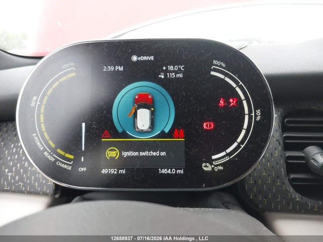12658937 :رقم المزاد ، WMW13DJ05P2U14114 vin ، 2023 Mini Cooper Se مزاد بيع