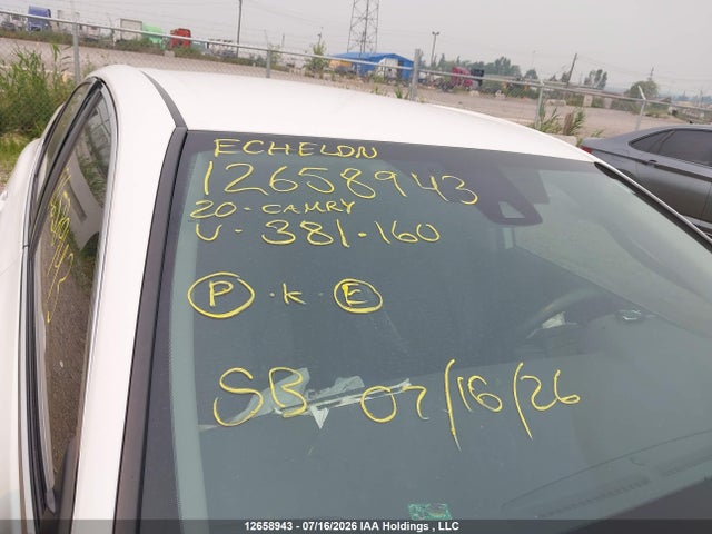 12658943 :رقم المزاد ، 4T1G11AK3LU381160 vin ، 2020 Toyota Camry Se/se Night Shade مزاد بيع