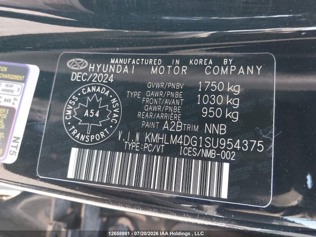 Hyundai Elantra Essential 2025 KMHLM4DG1SU954375 Image 19