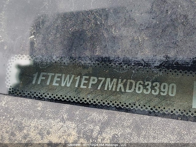 Ford F150 Supercrew 2021 1FTEW1EP7MKD63390 Image 19