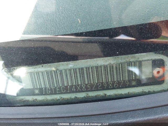 Aukcja sprzedaży 2005 Gmc New Sierra C1500, vin: 1GTEC14X85Z298679, numer aukcji: 12659006