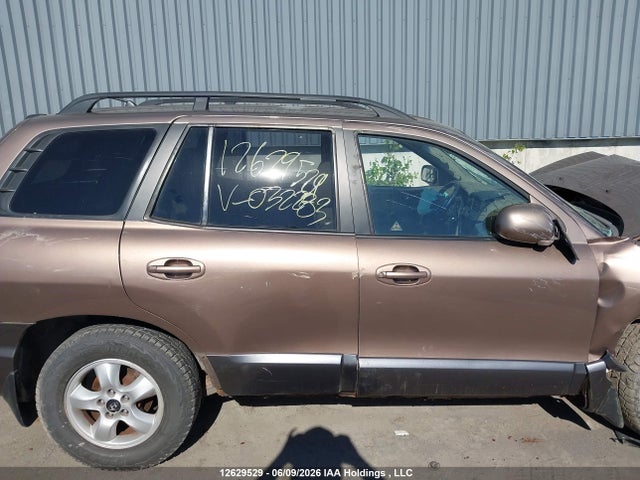 12629529 :رقم المزاد ، KM8SB73DX6U032283 vin ، 2006 Hyundai Santa Fe Gl/gls مزاد بيع