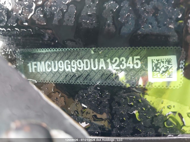 12659026 :رقم المزاد ، 1FMCU9G99DUA12345 vin ، 2013 Ford Escape Se مزاد بيع