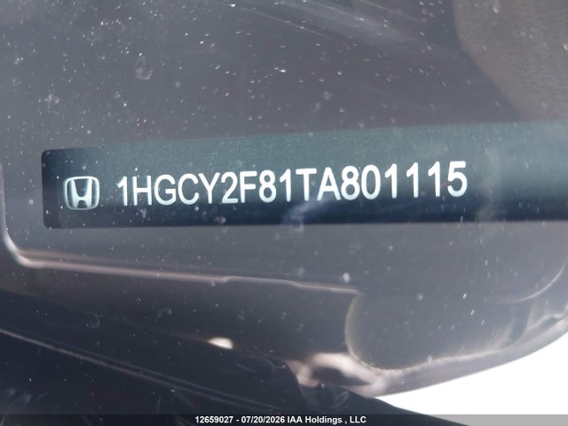 Продаж на аукціоні авто 2026 Honda Accord, vin: 1HGCY2F81TA801115, номер лоту: 12659027