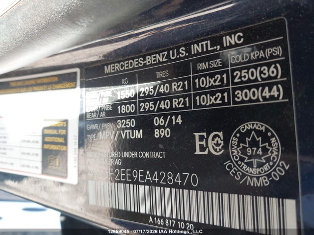 Mercedes-Benz Gl 350 Bluetec 4matic 2014 4JGDF2EE9EA428470 Image 18