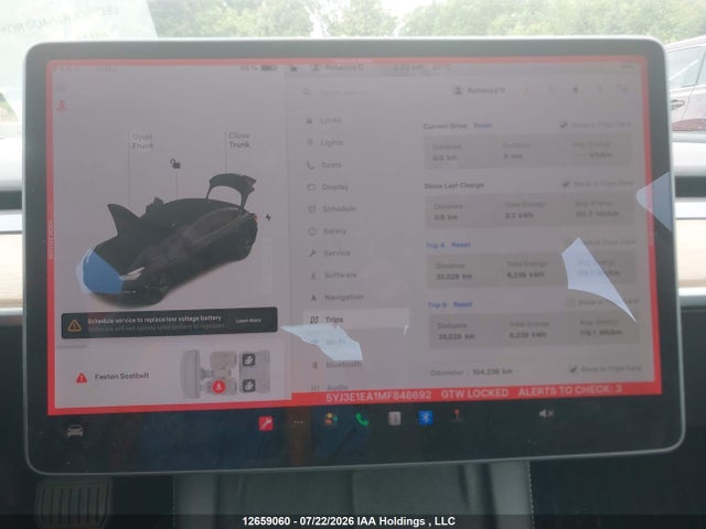 Продажа на аукционе авто 2021 Tesla Model 3, vin: 5YJ3E1EAXMF852398, номер лота: 12659060