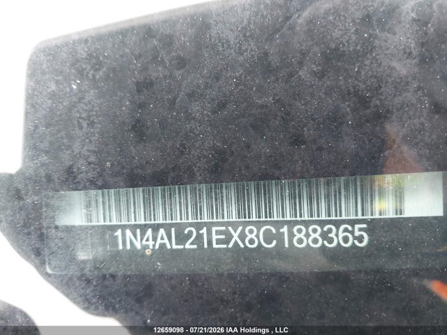 12659098 :رقم المزاد ، 1N4AL21EX8C188365 vin ، 2008 Nissan Altima 2.5 S مزاد بيع
