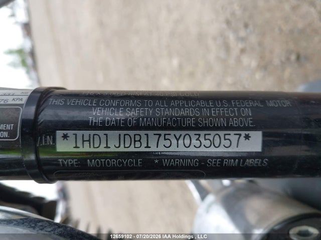 Aukcja sprzedaży 2005 Harley-davidson Flstni, vin: 1HD1JDB175Y035057, numer aukcji: 12659102
