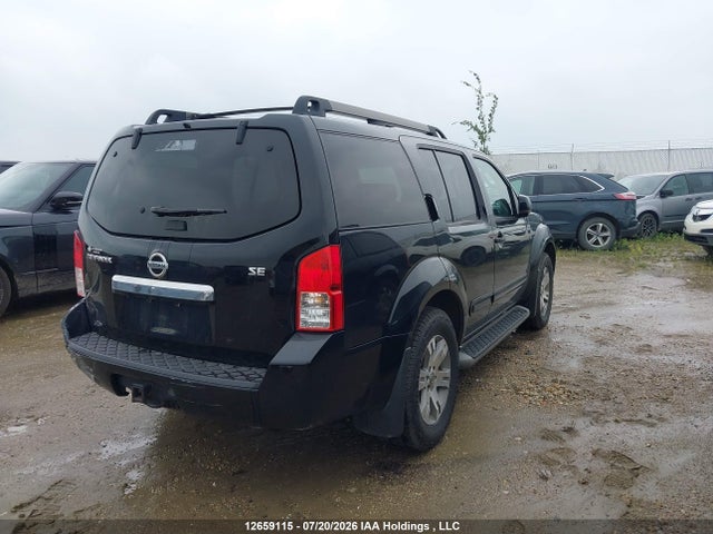 2009 Nissan Pathfinder S/le/se მანქანა იყიდება აუქციონზე, vin: 5N1AR18B99C616051, აუქციონის ნომერი: 12659115
