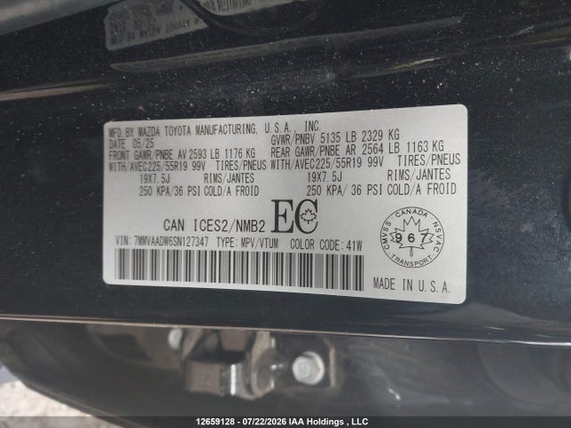 7MMVAADW6SN127347 Mazda Cx-50 Hybrid Gt