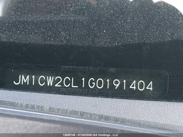 Aukcja sprzedaży 2016 Mazda Mazda5 Gs, vin: JM1CW2CL1G0191404, numer aukcji: 12659145