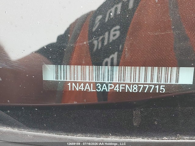 Aukcja sprzedaży 2015 Nissan Altima 2.5/2.5 S/2.5 Sl/2.5 Sv, vin: 1N4AL3AP4FN877715, numer aukcji: 12659159