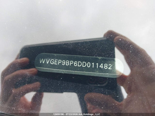 Продажа на аукционе авто 2013 Volkswagen Touareg, vin: WVGEP9BP6DD011482, номер лота: 12659196