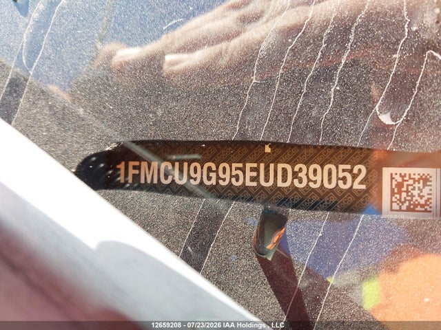 2014 Ford Escape Se მანქანა იყიდება აუქციონზე, vin: 1FMCU9G95EUD39052, აუქციონის ნომერი: 12659208