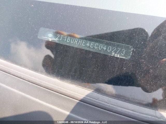 12659249 :رقم المزاد ، 2T1BURHE4EC040273 vin ، 2014 Toyota Corolla L/le/le Pls/prm/s/s Pls مزاد بيع