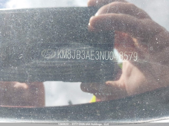 12659251 :رقم المزاد ، KM8JB3AE3NU048579 vin ، 2022 Hyundai Tucson Preferred Fwd مزاد بيع