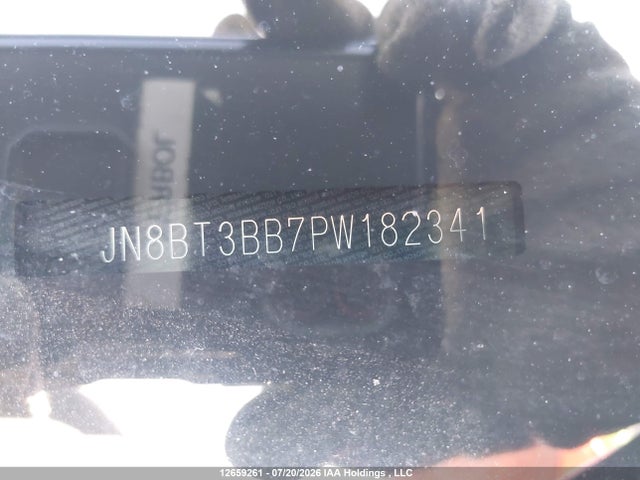 JN8BT3BB7PW182341 Nissan Rogue Sv Midnight Edition/sv Moonroof