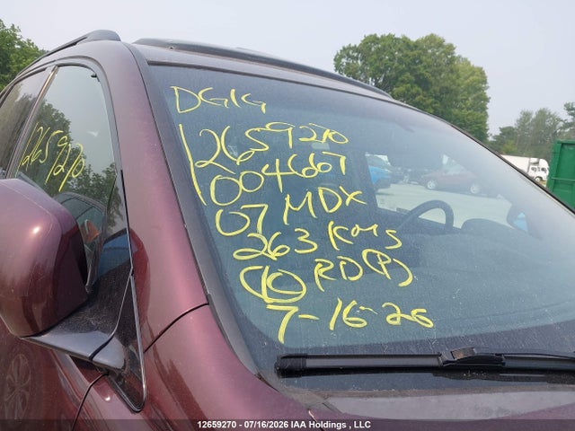 Aukcja sprzedaży 2007 Acura Mdx Sport, vin: 2HNYD28547H004667, numer aukcji: 12659270