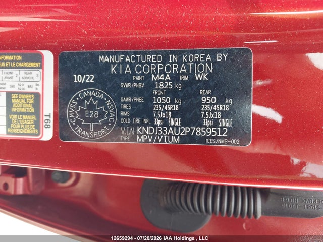 KIA Soul 2023 KNDJ33AU2P7859512 Image 9