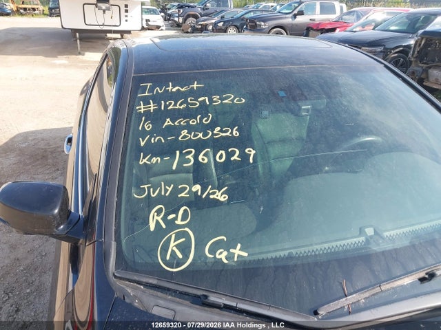 Aukcja sprzedaży 2016 Honda Accord Touring, vin: 1HGCT1A09GA800326, numer aukcji: 12659320