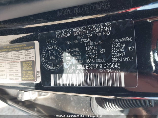 Hyundai TUCSON SEL 2025 3KMJBCDE8SE025645 Image 19
