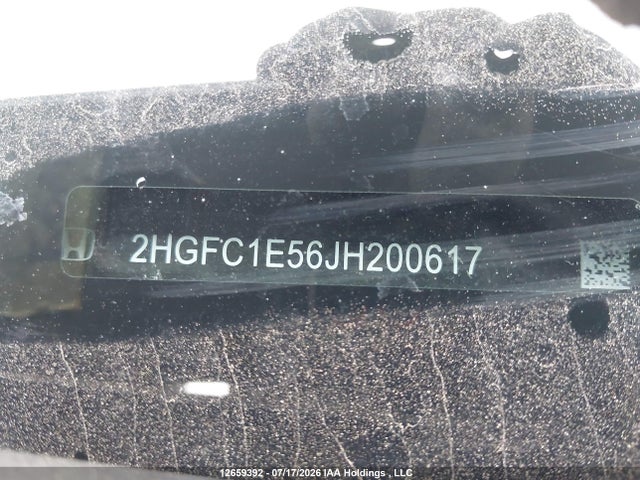 2018 Honda Civic Si Si მანქანა იყიდება აუქციონზე, vin: 2HGFC1E56JH200617, აუქციონის ნომერი: 12659392