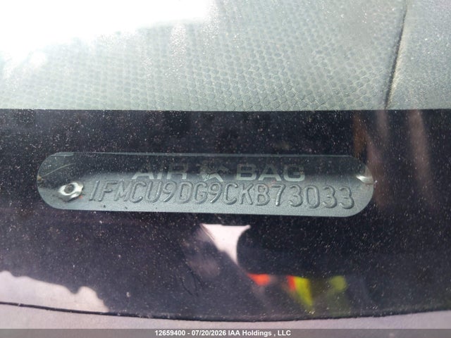 Aukcja sprzedaży 2012 Ford Escape Xlt, vin: 1FMCU9DG9CKB73033, numer aukcji: 12659400