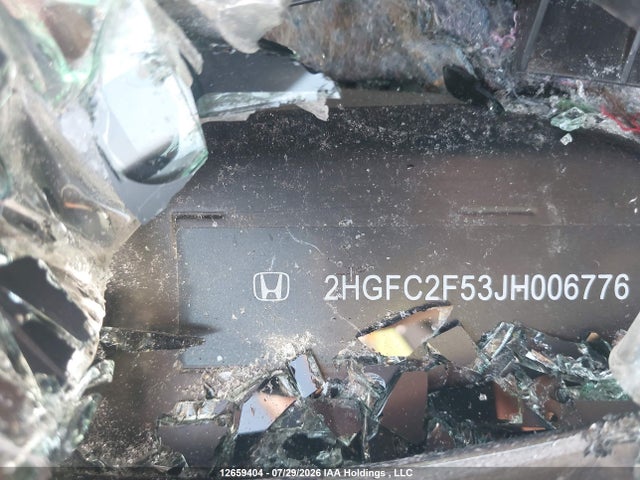Honda Civic Lx 2018 2HGFC2F53JH006776 Image 9