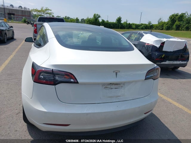 12659406 :رقم المزاد ، 5YJ3E1EA1NF163853 vin ، 2022 Tesla Model 3 Rwd/standard Range مزاد بيع