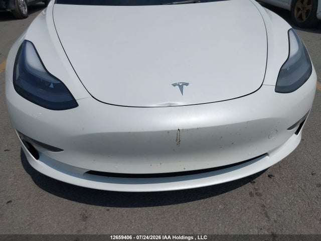 12659406 :رقم المزاد ، 5YJ3E1EA1NF163853 vin ، 2022 Tesla Model 3 Rwd/standard Range مزاد بيع