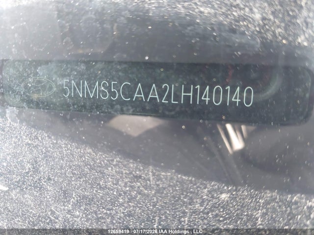 2020 Hyundai Santa Fe Ultimate Turbo Awd მანქანა იყიდება აუქციონზე, vin: 5NMS5CAA2LH140140, აუქციონის ნომერი: 12659419