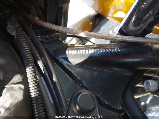 12659439 :رقم المزاد ، 5HD1TENA5FB958260 vin ، 2015 Harley-davidson Flhtkse Cvo Limited مزاد بيع