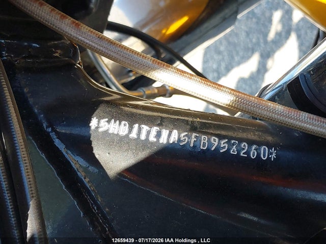 12659439 :رقم المزاد ، 5HD1TENA5FB958260 vin ، 2015 Harley-davidson Flhtkse Cvo Limited مزاد بيع