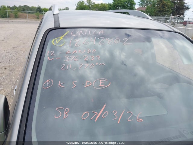 12642802 :رقم المزاد ، KNAHH8A83C7376232 vin ، 2012 Kia Rondo مزاد بيع