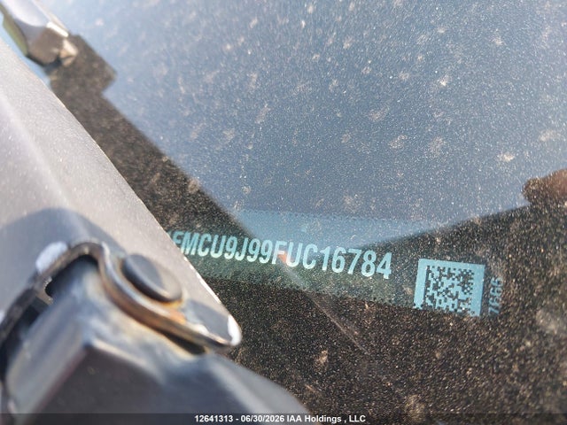 12641313 :رقم المزاد ، 1FMCU9J99FUC16784 vin ، 2015 Ford Escape Titanium مزاد بيع