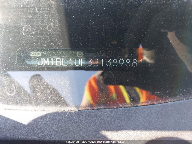 12620109 :رقم المزاد ، JM1BL1UF3B1389881 vin ، 2011 Mazda 3 I مزاد بيع