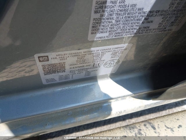 2025 Chevrolet Silverado K1500 Lt მანქანა იყიდება აუქციონზე, vin: 2GCUKDED8S1122479, აუქციონის ნომერი: 12659495