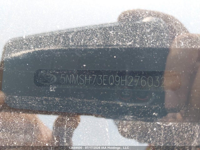 12659500 :رقم المزاد ، 5NMSH73E09H276032 vin ، 2009 Hyundai Santa Fe مزاد بيع