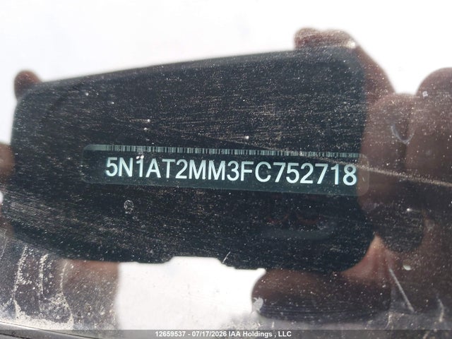 12659537 :رقم المزاد ، 5N1AT2MM3FC752718 vin ، 2015 Nissan Rogue S/sl/sv مزاد بيع