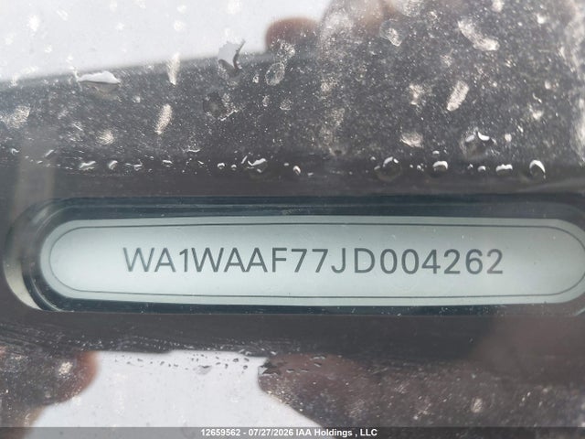 12659562 :رقم المزاد ، WA1WAAF77JD004262 vin ، 2018 Audi Q7 3.0t Technik مزاد بيع