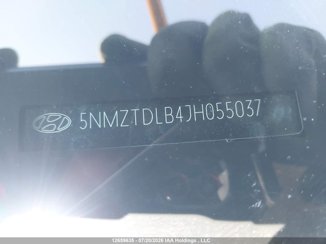 5NMZTDLB4JH055037 Hyundai SANTA FE SPORT
