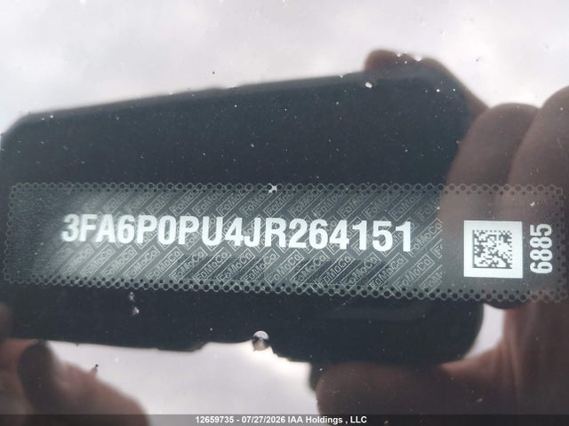 3FA6P0PU4JR264151 Ford Fusion Se Phev