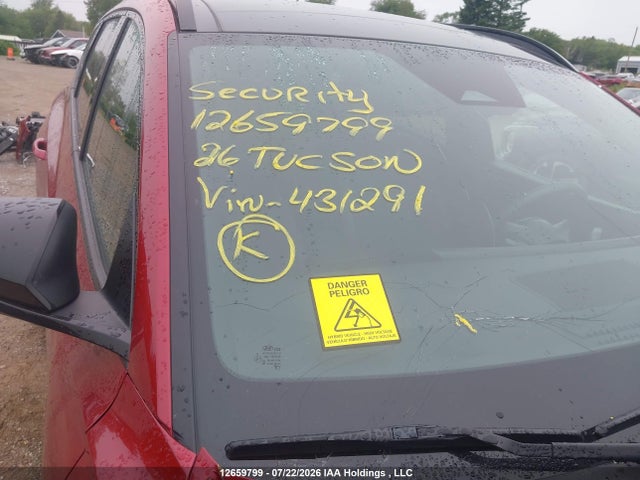 Продаж на аукціоні авто 2026 Hyundai Tucson N-line Hybrid Awd, vin: KM8JCDD10TU431291, номер лоту: 12659799