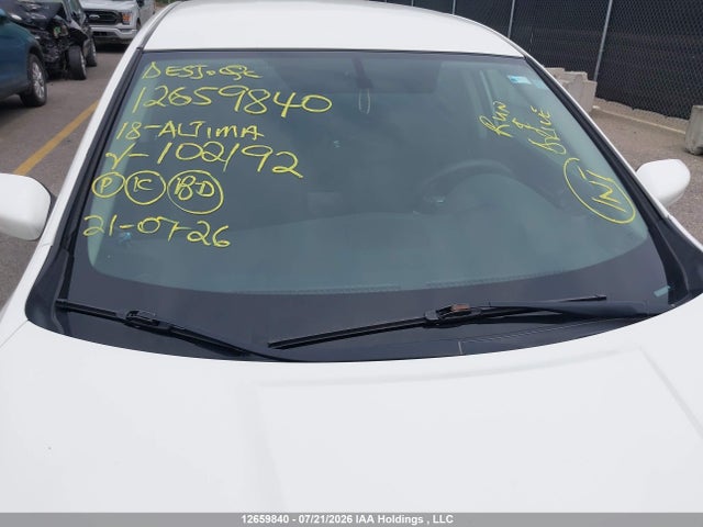 2018 Nissan Altima 2.5/s/sv/sl/sr მანქანა იყიდება აუქციონზე, vin: 1N4AL3AP8JC102192, აუქციონის ნომერი: 12659840