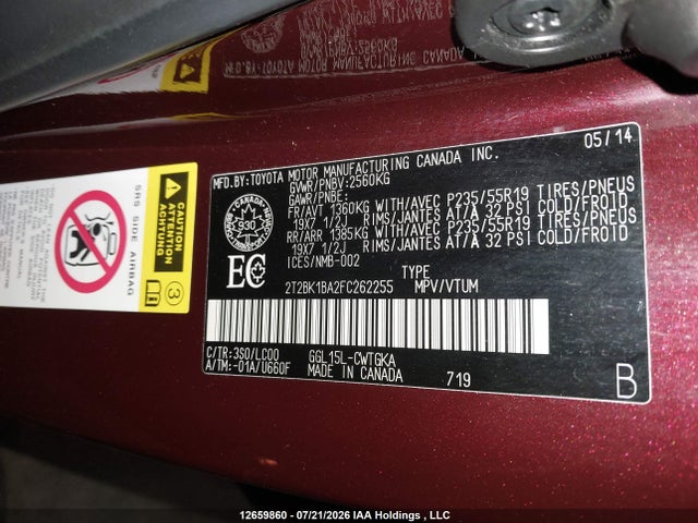 Lexus Rx 350 Sportdesign 2015 2T2BK1BA2FC262255 Image 9