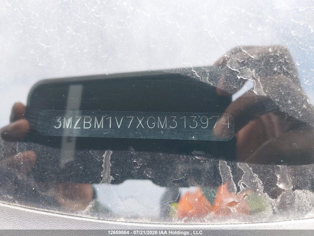 12659864 :رقم المزاد ، 3MZBM1V7XGM313974 vin ، 2016 Mazda Mazda3 Gs مزاد بيع