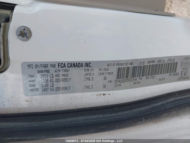 2C4RDGBG4JR332044 Dodge Grand Caravan Se