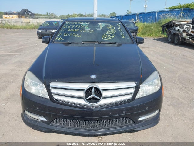 2011 Mercedes-benz C 250 4matic მანქანა იყიდება აუქციონზე, vin: WDDGF8FB6BA507962, აუქციონის ნომერი: 12659887