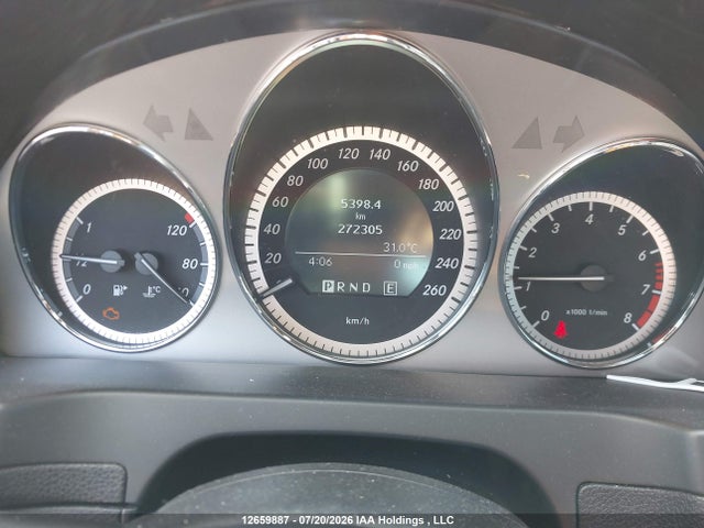 2011 Mercedes-benz C 250 4matic მანქანა იყიდება აუქციონზე, vin: WDDGF8FB6BA507962, აუქციონის ნომერი: 12659887